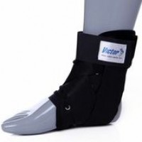 Victor Sports Pro Ankle Stabiliser - Black (Extra Small)